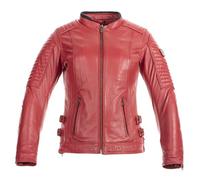 GUNS Veste cuir LEGACY - Femme Premium - rouge - M
