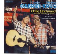 Gunter Gabriel - Hallo Dortmund (1986, & Manfred Krug) / Vinyl single [Vinyl-Single 7'']