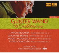 Gunter Wand - Edition : Bruckner, Brahms, Moussorgsky, Tchaikovsky - Symphonie, Pictures at an Exhibition, Piano Concerto