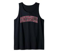 Guntersville Alabama Souvenir College Style Red Text Débardeur