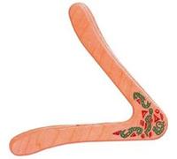 Paul Günther 1378 - Boomerang Sirius, Forme Classique, Taille env. 25 cm, en contreplaqué Volant finlandais de 44 mm d'épaisseur, Vole à Une Distance d'env. 15-20 m, Convient aux droitiers