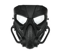 Gunyoo Alien Airsoft Masque tactique intégral avec protection des yeux Résistant aux chocs pour Halloween, airsoft, chasse, jeux CS, paintball et autres activités de plein air
