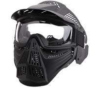 Gunyoo Masque d'airsoft - Masque de paintball - Avec protection des yeux - Résistant aux chocs - Pour Halloween, cosplay, film, paintball, jeu CS