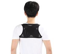 GUOANFG Enfants Retour Ceinture Posture Correcteur Bosse Correction Épaule Dos Soutien Ceinture pour Fille Garçon Étudiants,Black-S