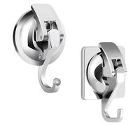 guobinZH Lot de 2 Crochet Ventouse Salle de Bain Puissante 5KG Crochets Mural Accroche Torchons Porte Serviette de Cuisine Crochet à Ventouse Sous Vide pour Douche Peignoir Fenêtre