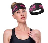 GuoChe 404 Error Life Not Found Bandeau élastique en tissu rafraîchissant pour femme pour la course, le yoga, la gym, les sports athlétiques