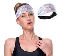 GuoChe Bandeau athlétique rafraîchissant pour femme - Bandeau extensible pour femme, pour football, randonnée, lavage du visage - Bleu ciel