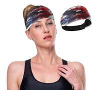 GuoChe Bandeau de baseball extensible pour femme avec drapeau des présidents des États-Unis et Lady Liberty pour l'entraînement, le tennis, usage quotidien