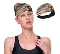 GuoChe Bandeau d'exercice pour femme avec drapeau des présidents des États-Unis et liberté - Tête extensible pour se laver le visage, le visage, le sport, le cyclisme
