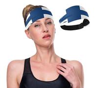 GuoChe Bandeau extensible avec drapeau national de la Finlande pour le football, la randonnée, le lavage du visage