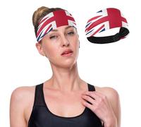 GuoChe Bandeau rafraîchissant avec drapeau de Sainte-Hélène pour femme - Bandeau extensible pour le maquillage, le tennis, le basket-ball, le volleyball