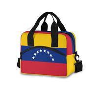 GuoChe Boîte à déjeuner pour femme avec bandoulière Motif drapeau du Venezuela étanche