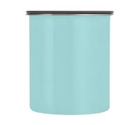 GuoChe Boîtes de rangement hermétiques en acier inoxydable avec couvercle à bouton poussoir Bleu turquoise pâle
