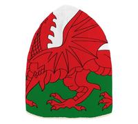 GuoChe Bonnet tricoté unisexe avec motif drapeau du Pays de Galles (pays constituant le Royaume-Uni) pour homme et femme