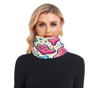 GuoChe Cache-cou d'hiver pour homme et femme thermique épais doublé en polaire chaude pour temps froid 4 juillet Jour de l'indépendance sur le thème des États-Unis