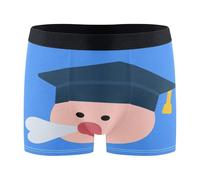 GuoChe Caleçon boxeur respirant pour homme Effet relief Post-examen Intérieur rafraîchissant Para Hombres, Look de soulagement post-examen, XX-Large