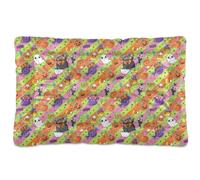 GuoChe Cartoon Candy - Matelas lavable à motif sans couture pour animaux de compagnie doux, confortable et antidérapant pour chiens de taille moyenne/grande 91,4 x 61 cm