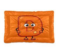 GuoChe Cartoon Lettre D Art Matelas lavable antidérapant doux confortable pour chiens de grande taille moyenne 91,4 x 61 cm