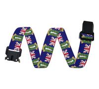 GuoChe Ceinture de baseball pour enfants 33 % caoutchouc 67 % polyester Convient pour tour de taille 43-72 cm Léger et durable, Drapeau des îles Vierges britanniques, taille unique