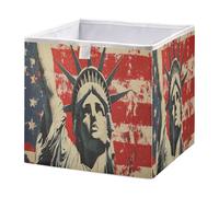 GuoChe Cubes de rangement pliables pour étagères de placard, étages, présidents américains, drapeau et Lady Liberty