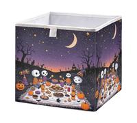 GuoChe Cubes de rangement pliables pour jouets, livres, étagères, placards, Halloween, fête d'observation des étoiles