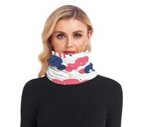 GuoChe Écharpe en polaire pour homme et femme - Doublure en polaire douce et chaude - Pour temps froid - 4 juillet - Thème de l'indépendance des États-Unis