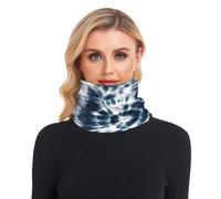 GuoChe Écharpes pour homme et femme en tricot épais coupe-vent par temps froid Sports de plein air Teinture foncée