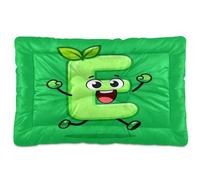 GuoChe Energetic Coussin de cage lavable pour chien Motif lettre E 91,4 x 61 cm