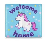 GuoChe Étui portefeuille en cuir de qualité supérieure pour homme et femme avec porte-cartes pour documents essentiels, permis de conduire, cartes de bienvenue à la maison, dessin animé mignon