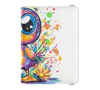 GuoChe Funny Cayuga Étui portefeuille en cuir de canard pour documents essentiels, permis de conduire, cartes, pour homme et femme, Couleur 9, 1 size