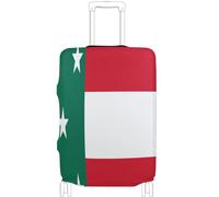 GuoChe Housse de protection pour bagages - Plusieurs tailles - Pour la plupart des bagages standard - Souple - Antidérapante - Housse de bagage de voyage, Drapeau du Yucatan, S 18-20 in, Vintage