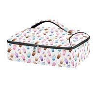 GuoChe Lasagna Lugger Tote 6 mm d'isolation en mousse EPE légère et portable Design traiteur et voyage durable et réutilisable Tasse à thé Boba colorée