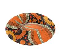 GuoChe Lits pour chat et animal de compagnie Maman Thanksgiving Léopard Citrouille