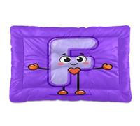 GuoChe Loving Cartoon Lettre F Art Matelas de couchage lavable antidérapant doux confortable pour chiens de moyen/grande taille 91,4 x 61 cm