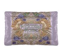 GuoChe Matelas Art nouveau Welcome Home lavable antidérapant doux confortable pour chiens de taille moyenne/grande 91,4 x 61 cm
