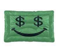 GuoChe Money Eyes Lit lavable pour chien et chat antidérapant doux et confortable pour chiens de taille moyenne/grande 91,4 x 61 cm