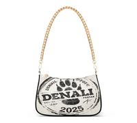 GuoChe National Park Bear Paw Trendy Chain Petit sac à bandoulière pour femme pour cadeaux d'anniversaire