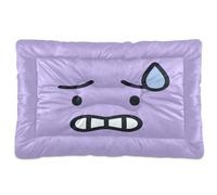 GuoChe Nervous Look Tapis de lit lavable antidérapant doux et confortable pour chiens de taille moyenne/grande 91,4 x 61 cm