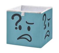 GuoChe Open Home Bacs de rangement pliables en forme de cube pour placard, étagères, point d'interrogation, aspect confus