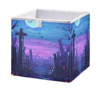 GuoChe Open Home Bacs de rangement pliables pour l'organisation de la maison Pixel Art Halloween fond de jeu rétro