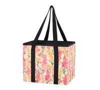 GuoChe Organiseur de coffre de voiture robuste et réutilisable - Grand sac fourre-tout utilitaire avec fond renforcé pour le camping, les courses au supermarché, 1 paquet