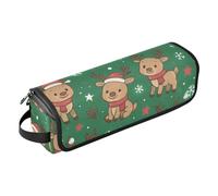 GuoChe Organiseur pour outils de coiffure de grande capacité et tapis résistant à la chaleur Motif renne de Noël