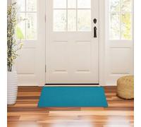 GuoChe Paillasson absorbant en caoutchouc antidérapant pour maison, ferme, cuisine, terrasse, texture bleue, 81,3 x 50,8 cm