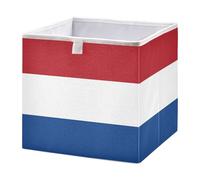 GuoChe Panier de rangement pliable pour étagères Drapeau des Pays-Bas