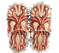 GuoChe Pantoufles de nettoyage chenille Tentacule de mer Monstres marins | Chaussons lavables pour cuisine et chambre à coucher