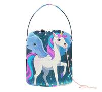 GuoChe Pegasus in Starry Night Sky Sac de rangement portable pour fil à tricoter