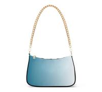 GuoChe Petit sac à bandoulière tendance dégradé bleu foncé pour femme pour voyage