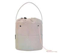 GuoChe Petit sac de rangement de fil à crochet avec trous pour outils de tricot, accessoires de crochet