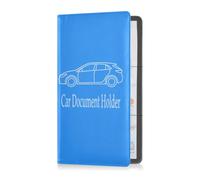 GuoChe Porte-carte grise et assurance auto Noir, Doder Blue, celui qui est | Porte-permis de conduire en cuir synthétique pour carte d'assurance permis de conduire, papiers pour homme et femme, taille 1