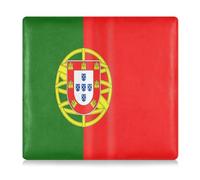 GuoChe Porte-cartes d'immatriculation et d'assurance en cuir pour homme et femme, étui portefeuille de voiture essentiel pour conducteur, propriétaire, remorque, moto, bateau, drapeau du Portugal